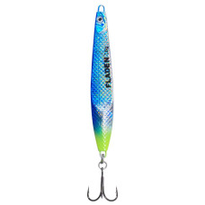 28g wave sweeper havørred blink sølv/blå/gul